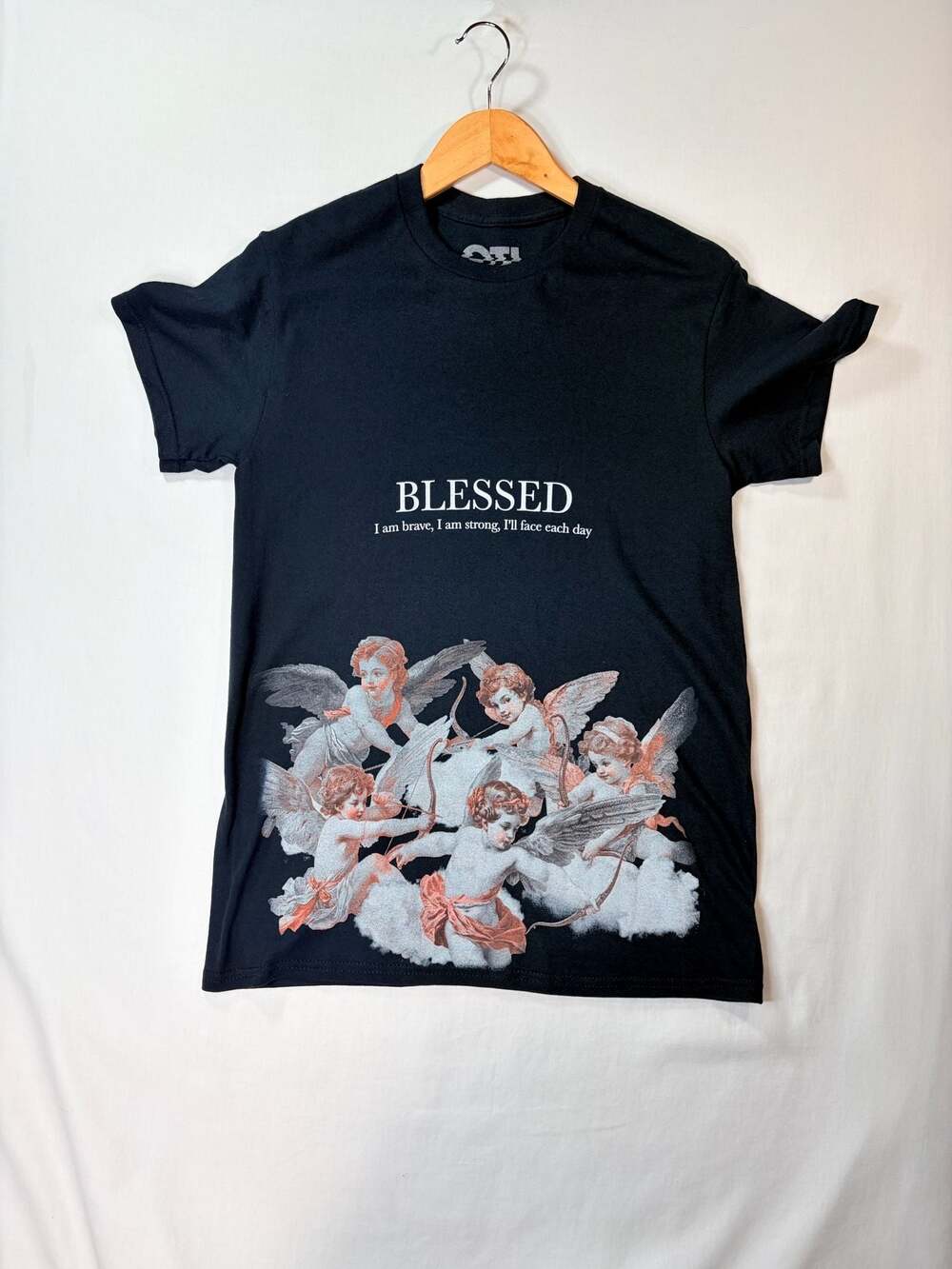 On The Low Blessed Angel Graphic T-Shirt